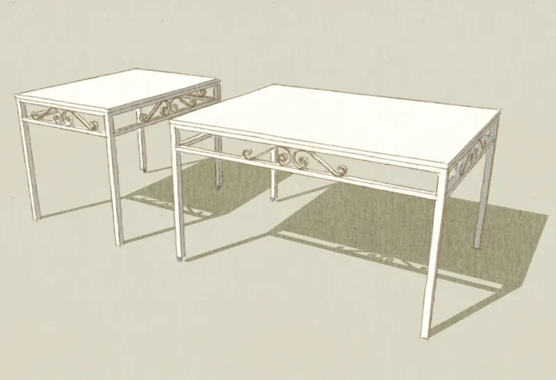 Atelier J. Guerin - À table - béton coulé 3